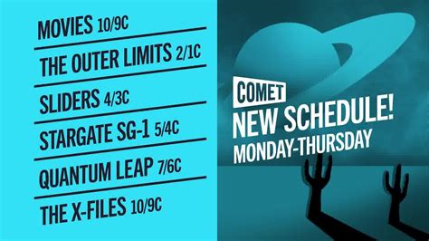 comet tv schedule for today|comet tv live watch now.